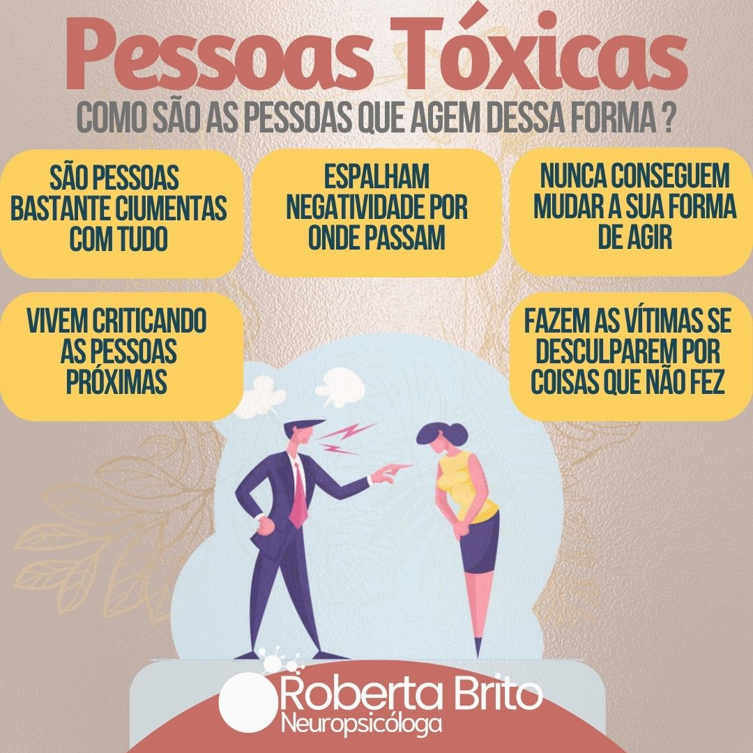 Pessoas tóxicas-Como elas são ?