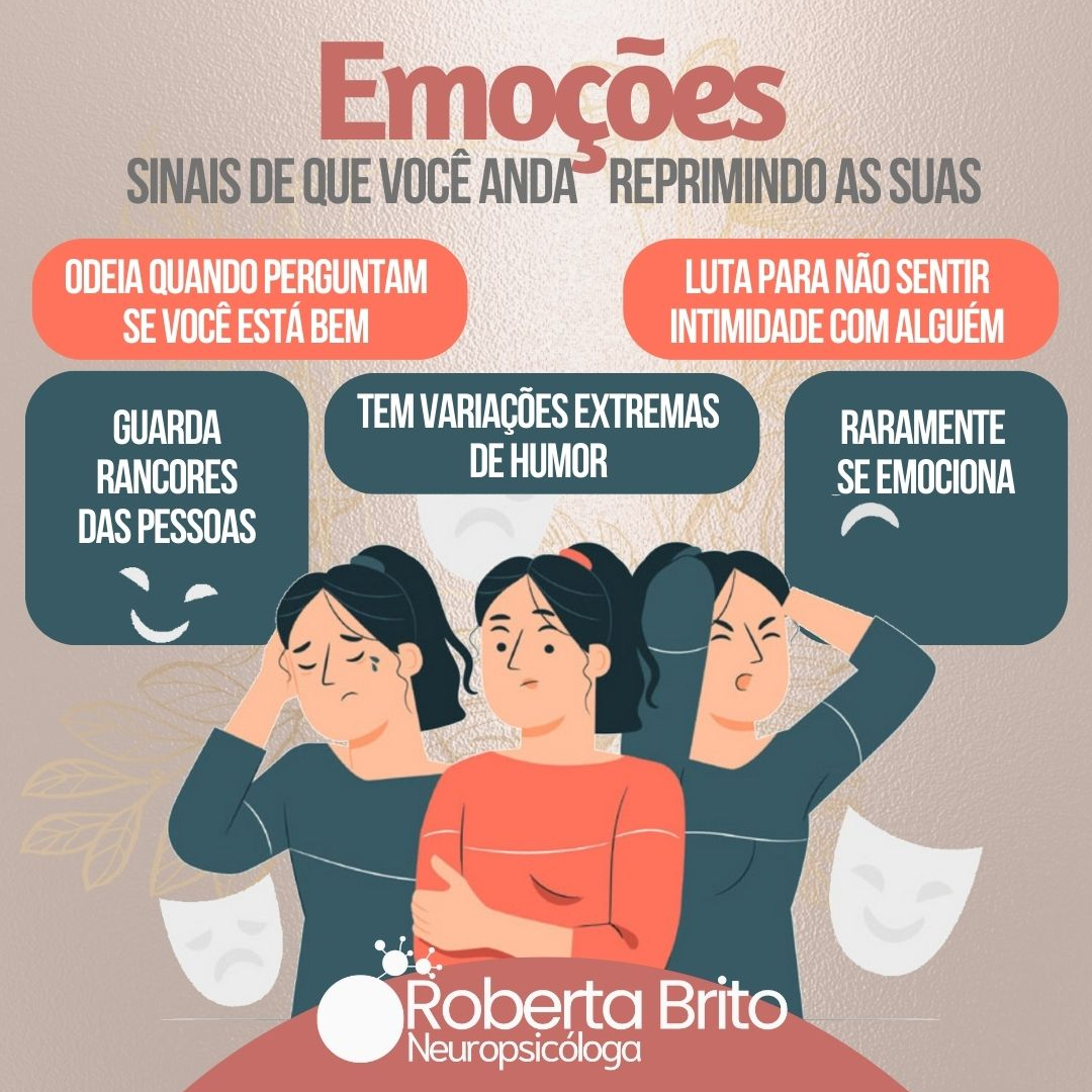 Emoções-Sinais de repressão delas