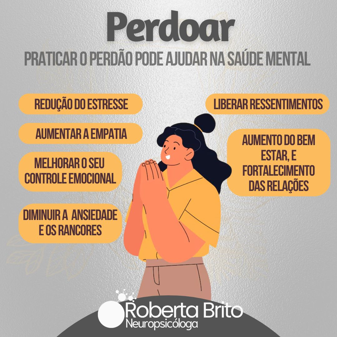 Perdoar-praticar, ajuda na saúde mental