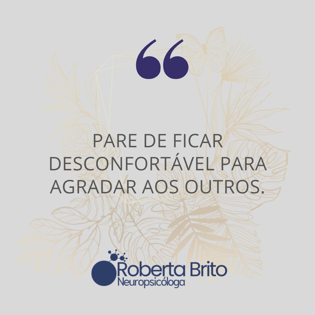 Não fique desconfortável-Apenas para agradar