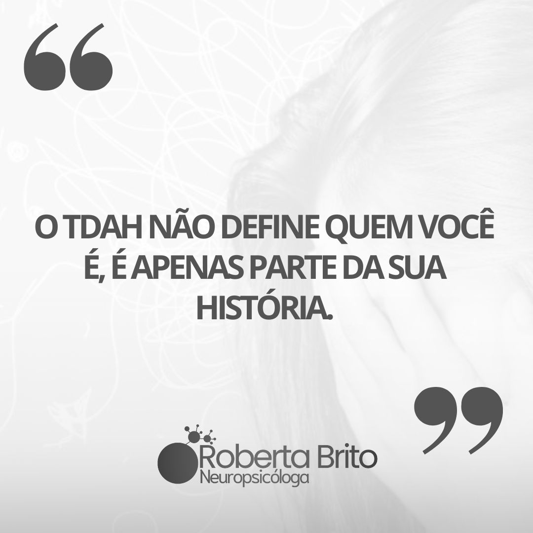 TDAH-ele não define quem você é !