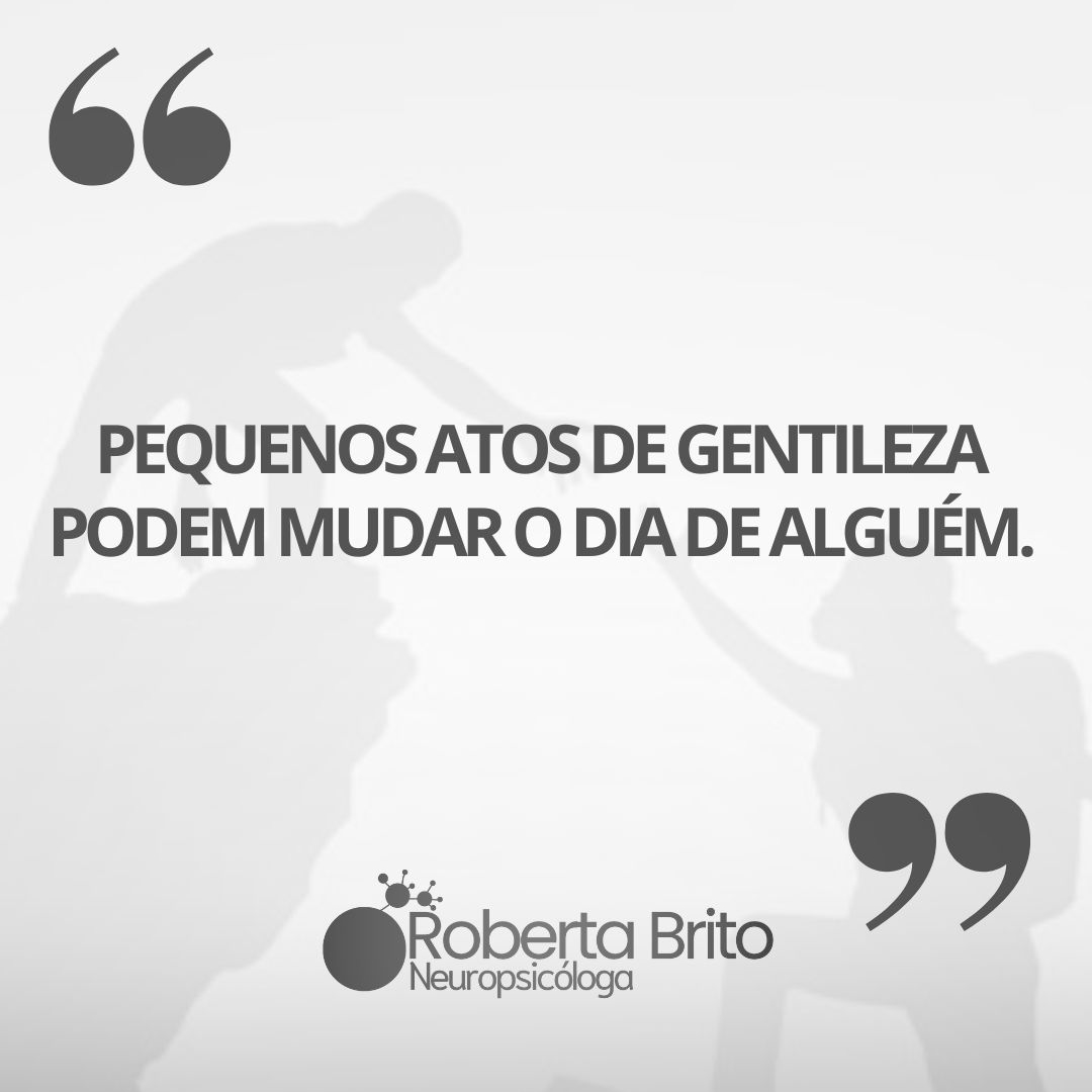 Gentileza-Pequenos atos mudam o dia de alguém