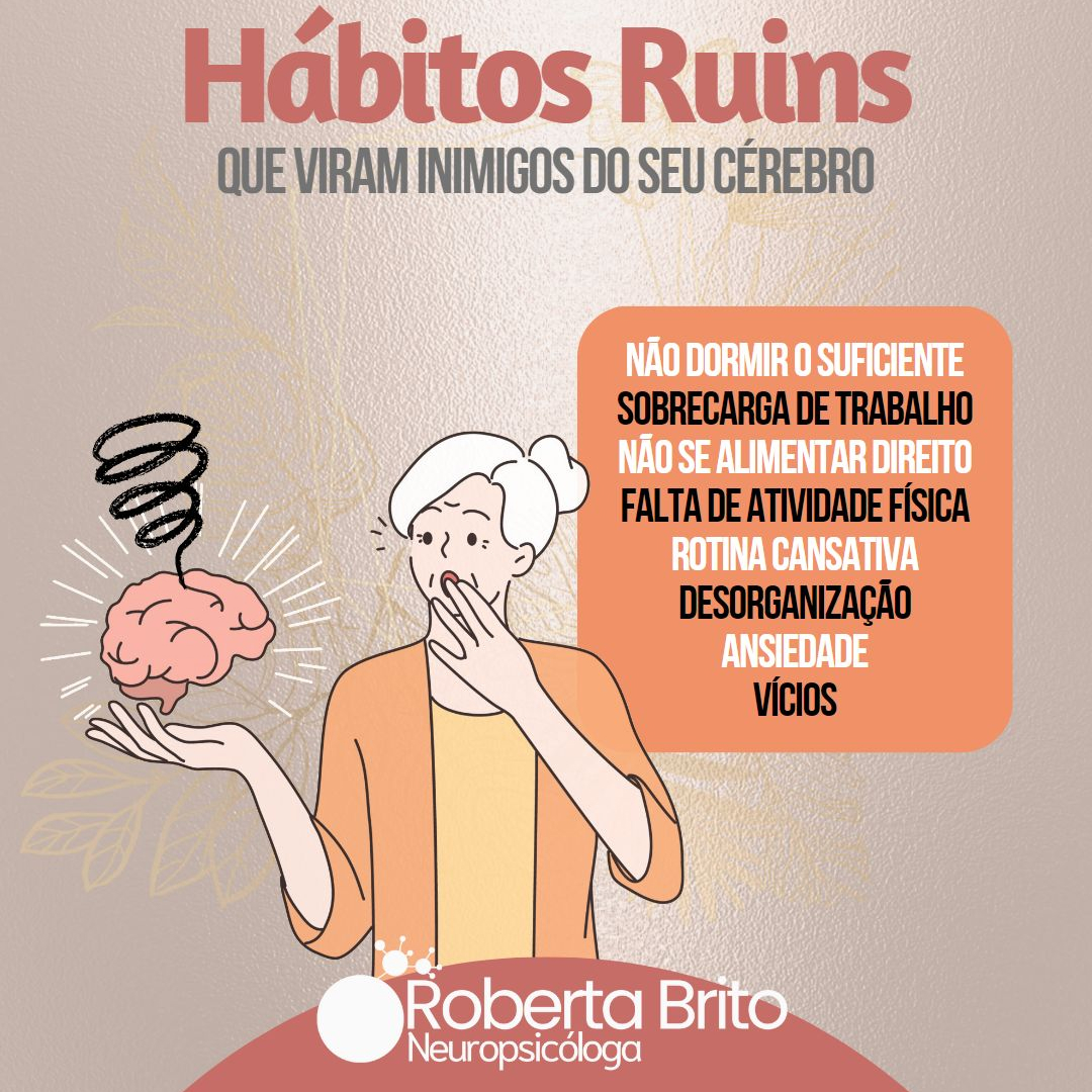 Hábitos ruins-Que viram inimigos do cérebro