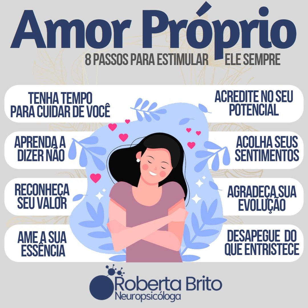 Amor próprio-8 passos para estimular ele