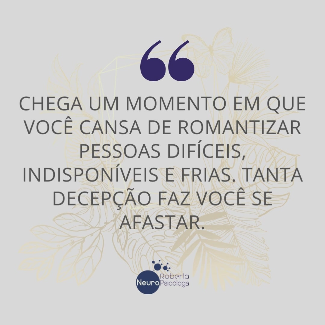 Romantizar pessoas difíceis-Reciprocidade faz a diferença