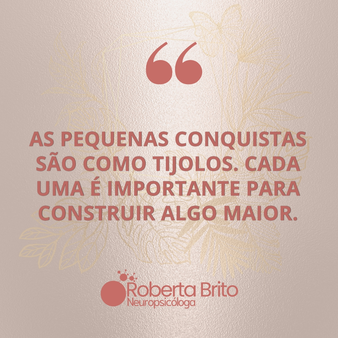 Pequenas conquistas-Valorize elas