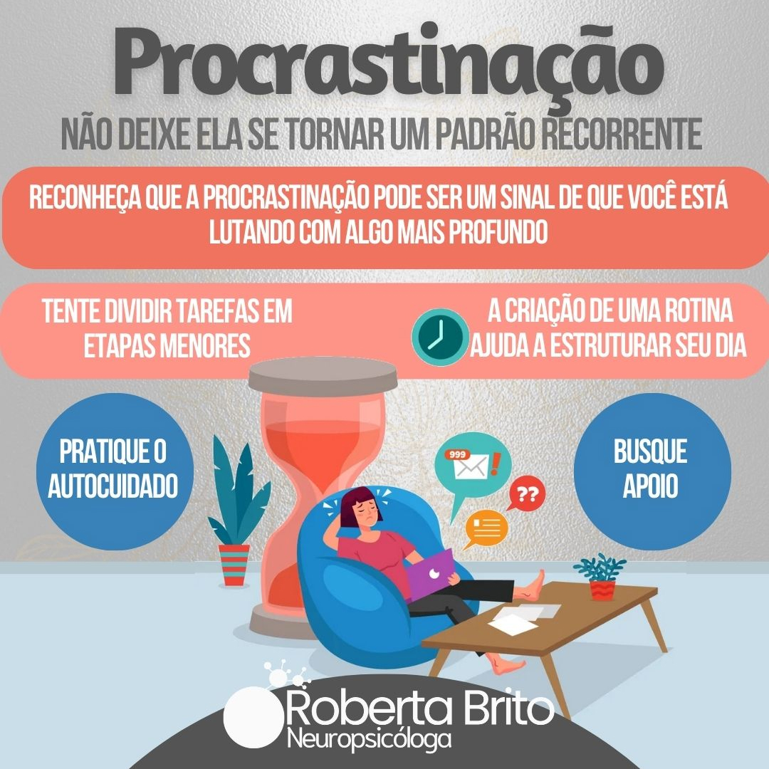 Procrastinação-Não deixe ela se tornar recorrente