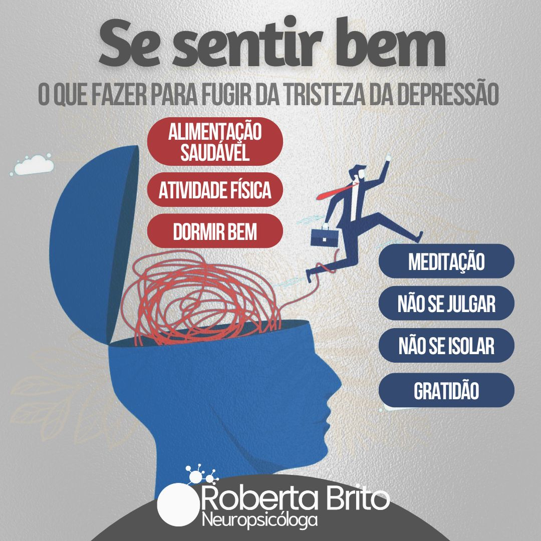 Se sentir bem-como fugir da tristeza causada pela depressão
