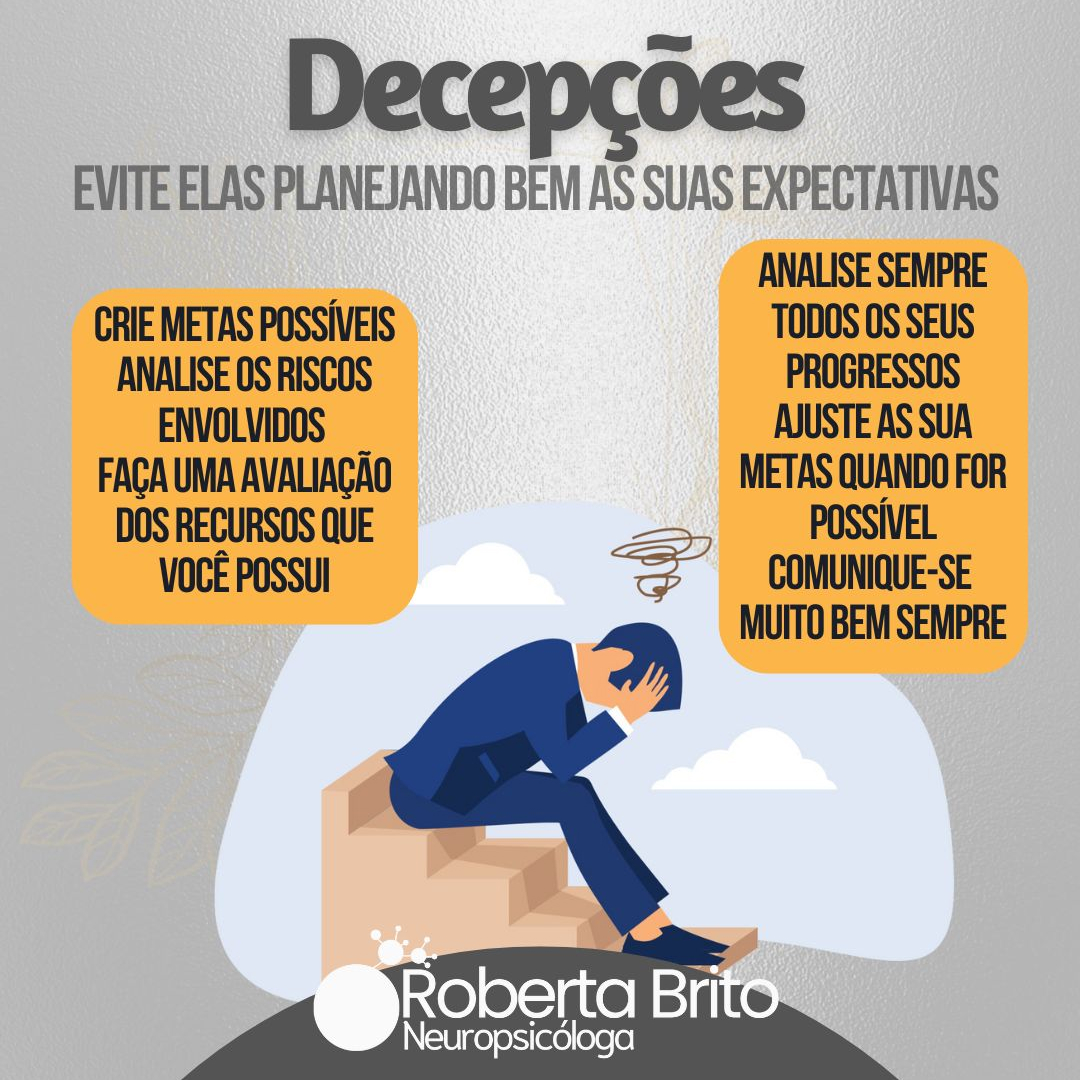 Decepções-Reduza expectativas e evite elas