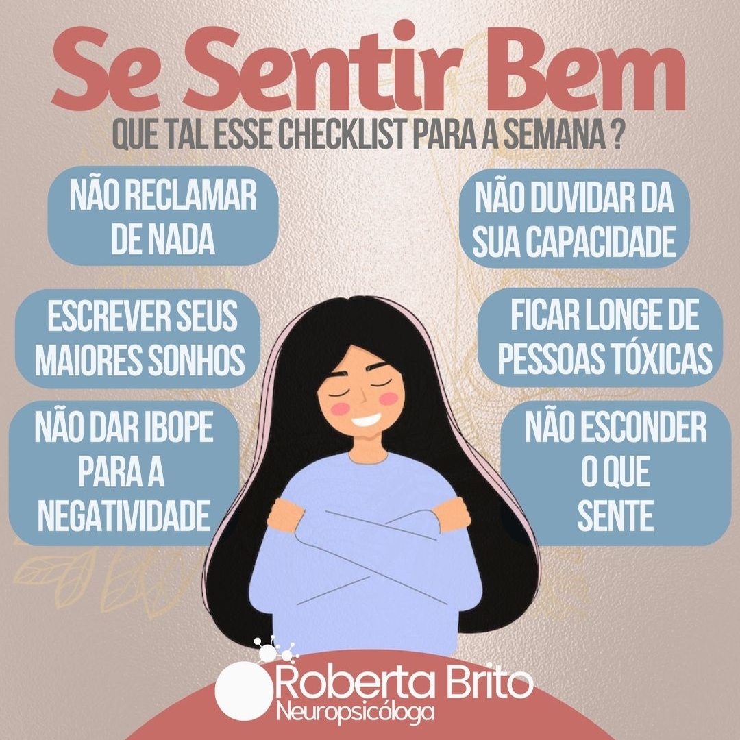 Se sentir bem-Já fez seu checklist