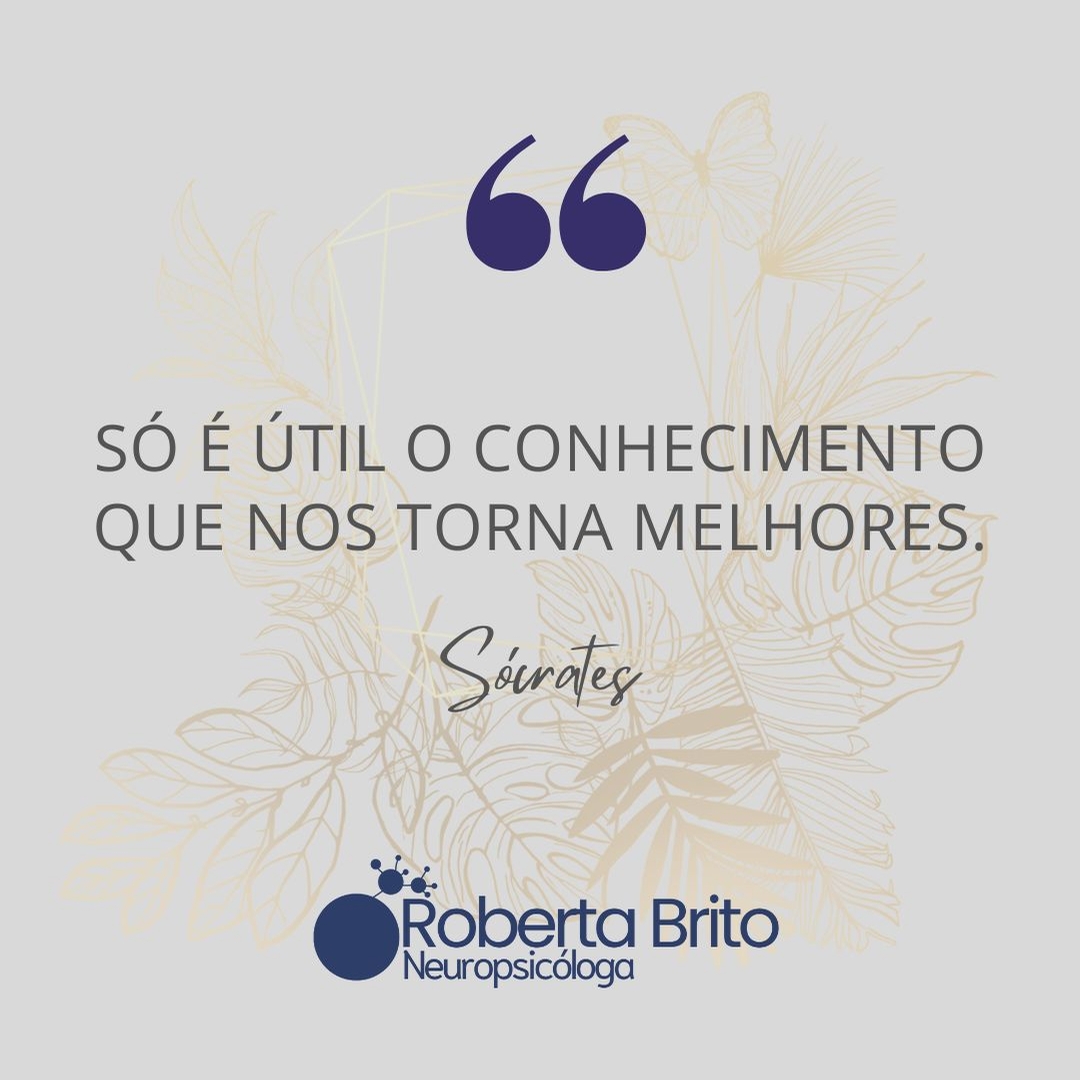 Conhecimento é útil-Desde que nos torne melhores