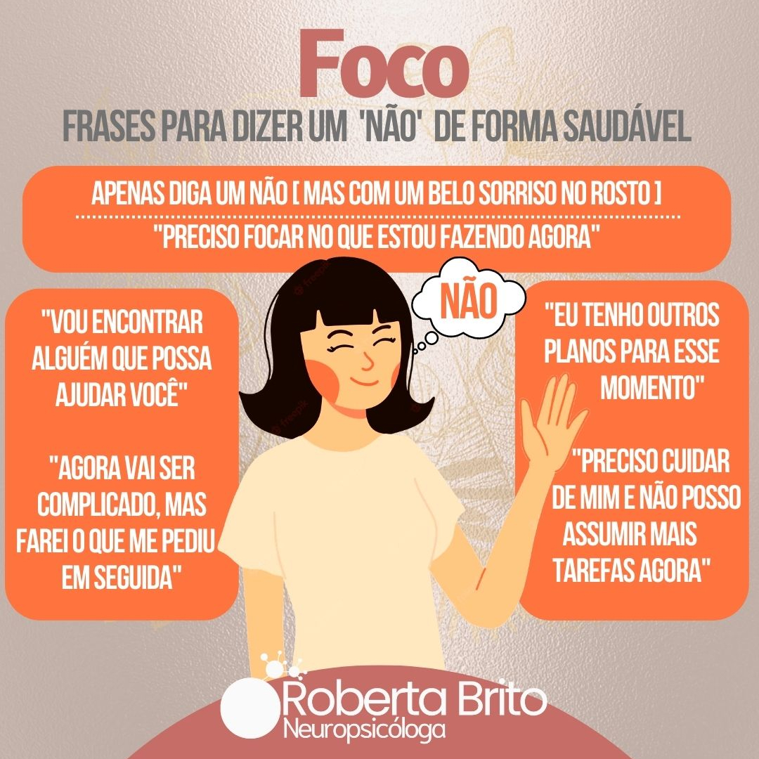Foco-Como dizer um Não