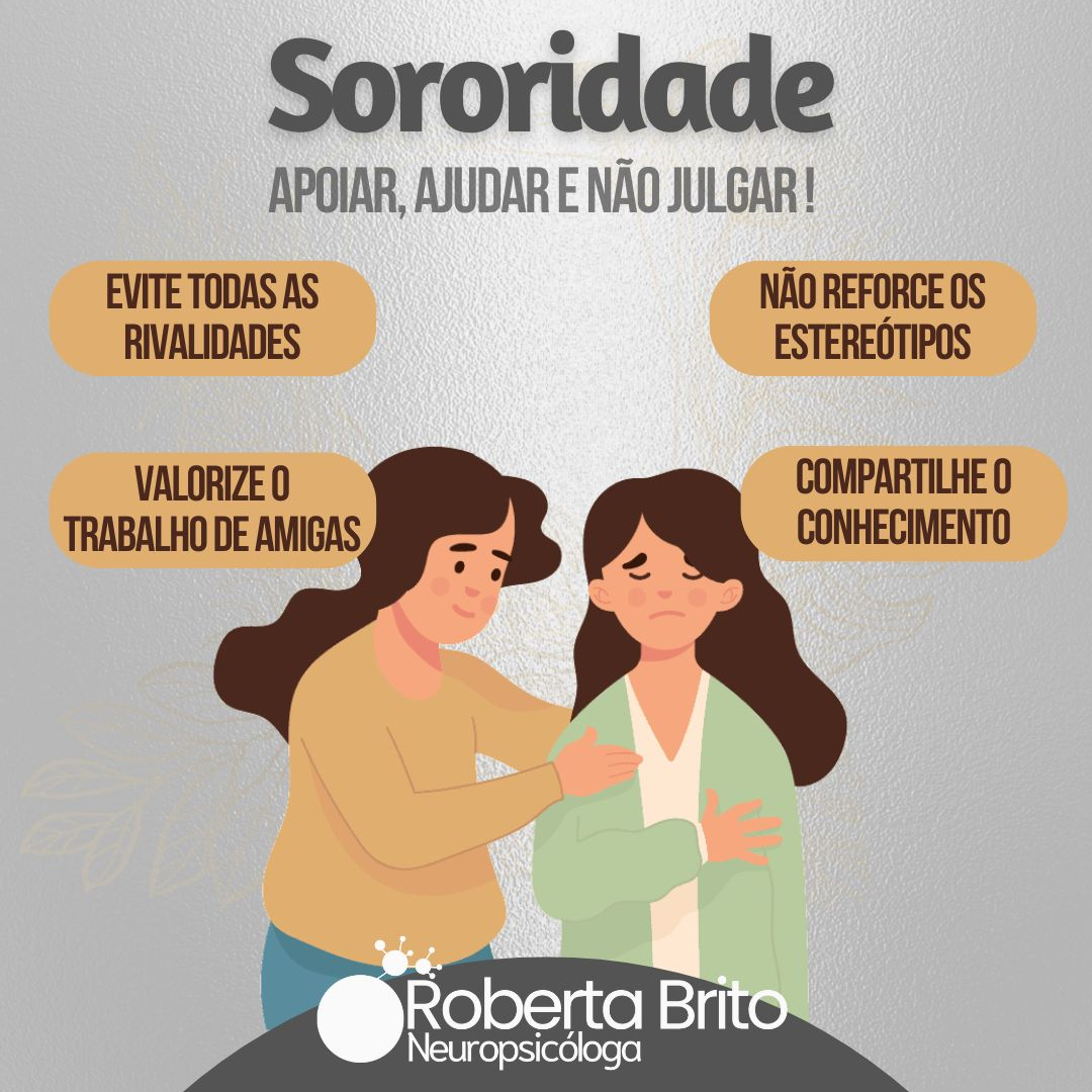Sororidade-Apoiar, ajudar e não julgar