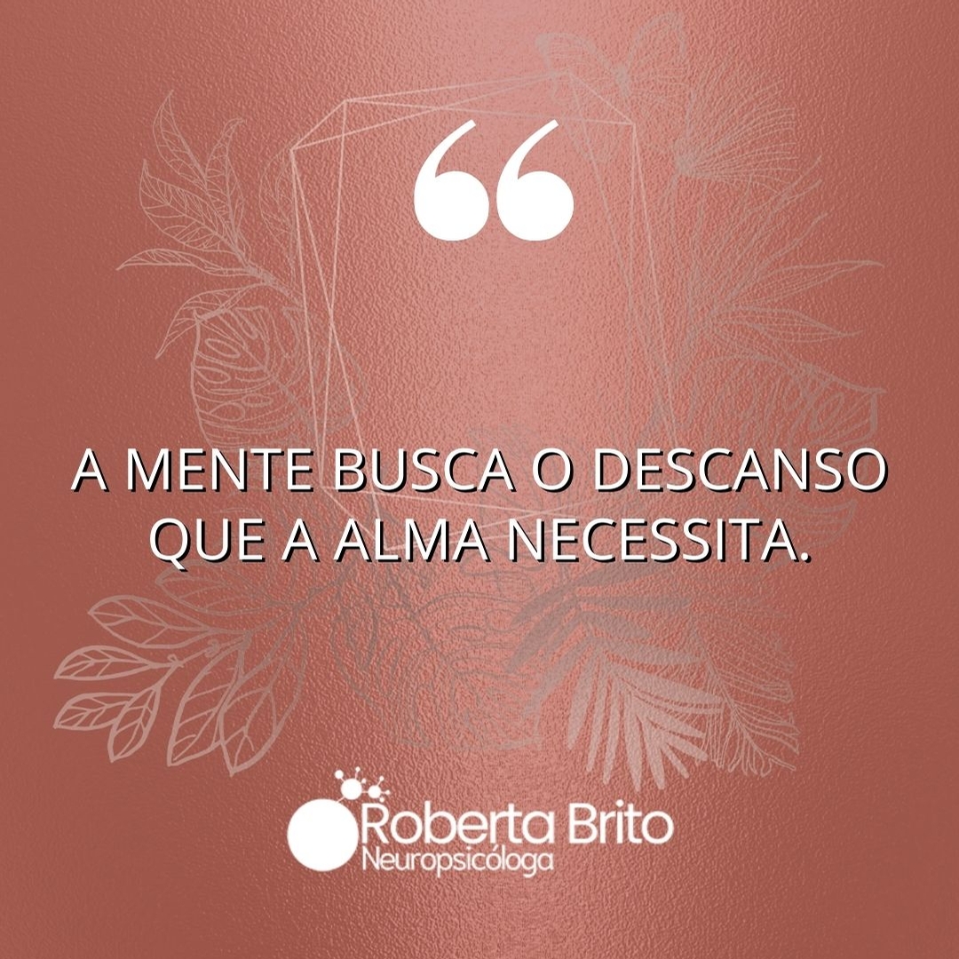 Descansar é necessário-Para o corpo e para mente