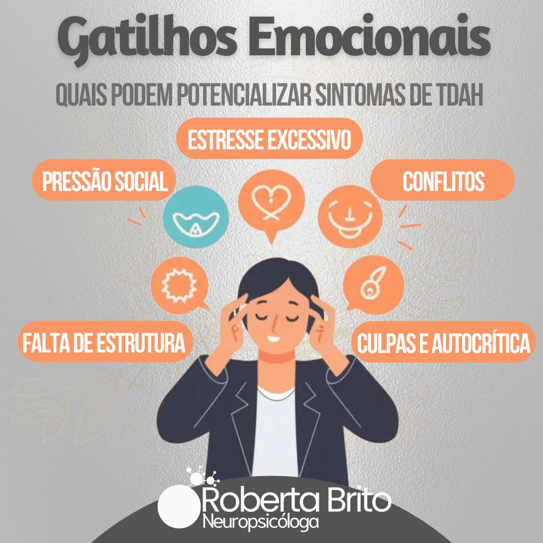Gatilhos emocionais-quais potencializam o tdah