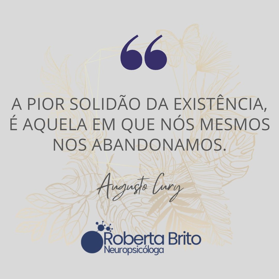 Pior solidão-Não se abandone
