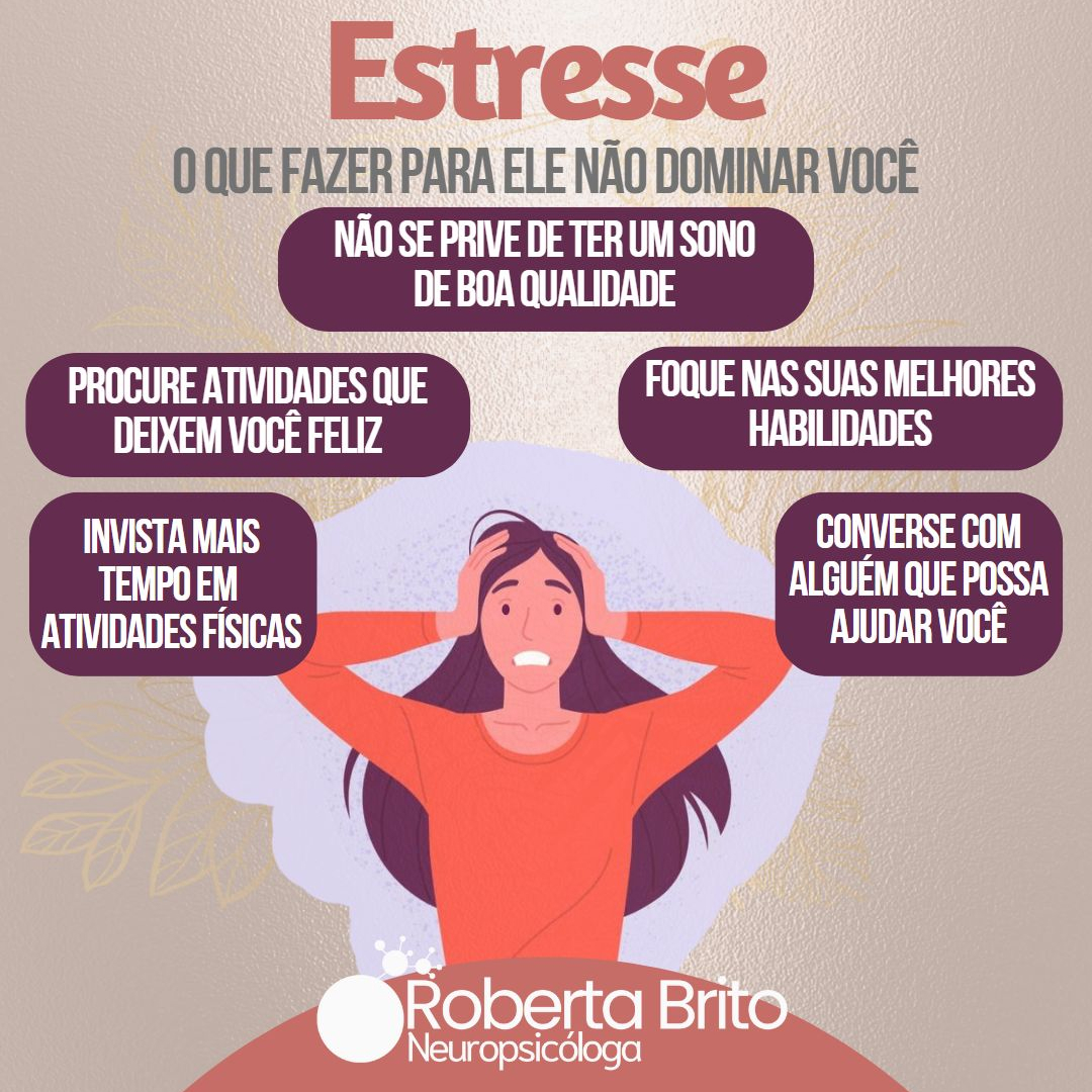 Estresse-Não deixe ele dominar você