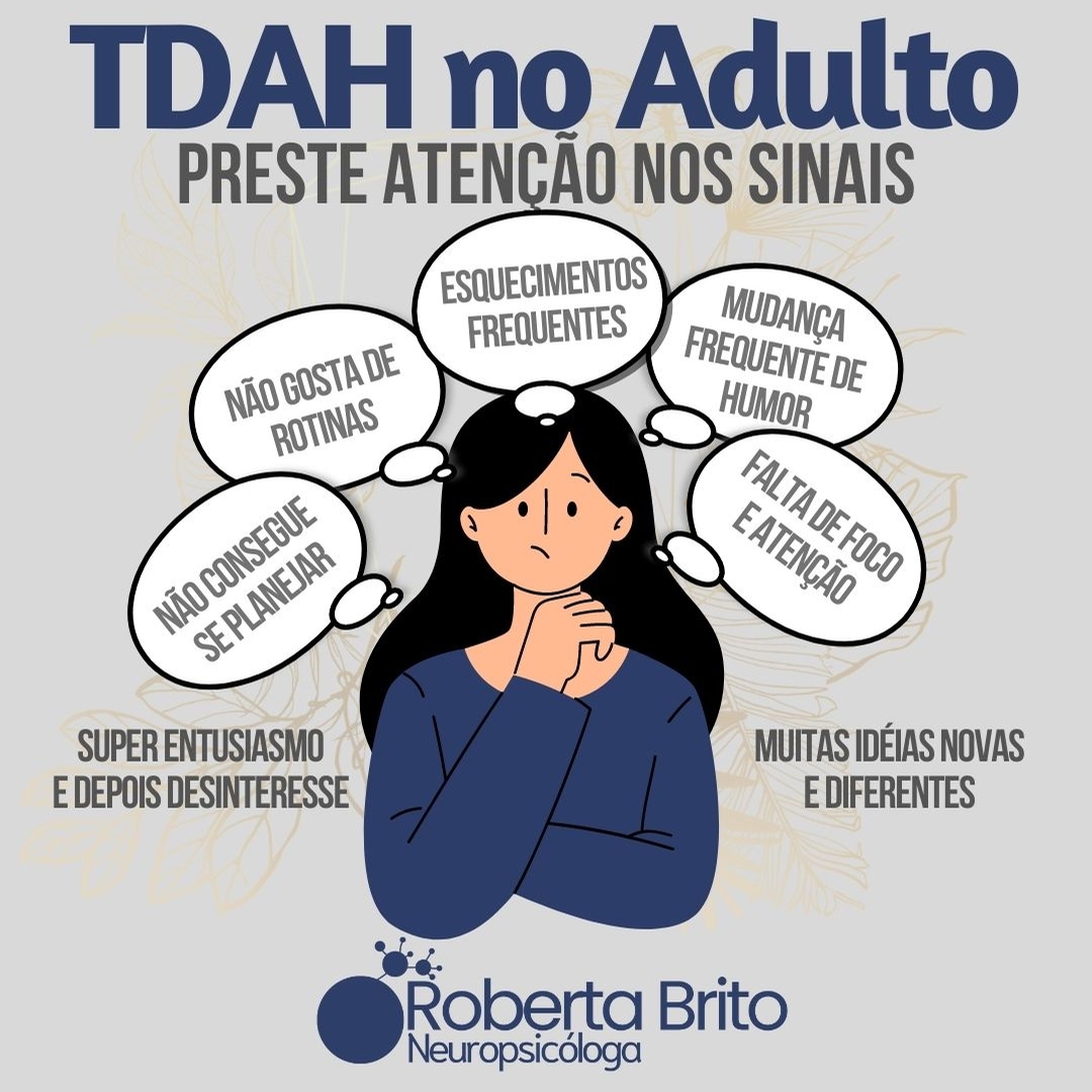 TDAH no Adulto-Preste atenção nos sinais